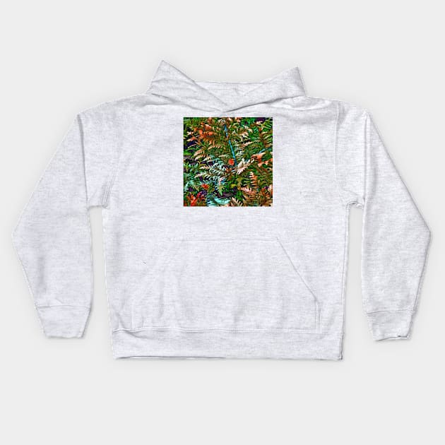 Winter Greens #2 Kids Hoodie by markross